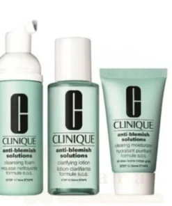 CLINIQUE ANTI BLEMISH KIT 3 STEP SYSTEM BASIC SOS