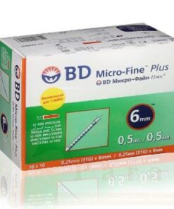 BD MICROFINE SERINGUE A INSULINE 0.5 ML 10U