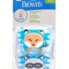DR BROWNS 2 SUCETTES PEDIATRIC GARÇON ANIMAL FACES PV12015