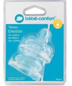 BEBE CONFORT 2 TETINES EMOTION 0-12M 3 VITESSES REF 3102209000