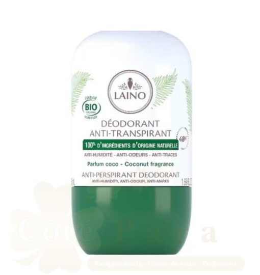 LAINO DEODORANT ANTI TRANSPIRANT PARFUM COCO BIO 50ML