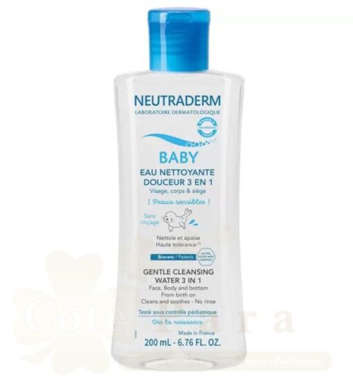 NEUTRADERM BABY EAU NETTOYANTE DOUCEUR 3 EN1 200ML