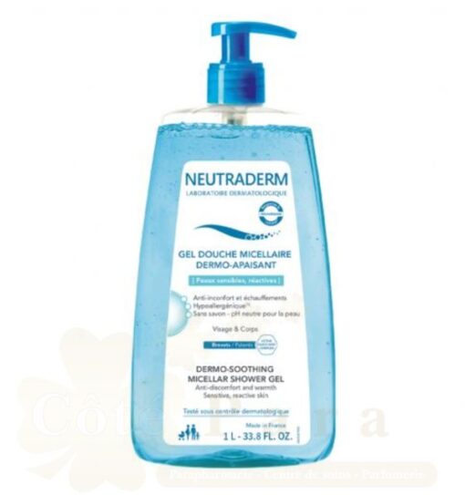 NEUTRADERM GEL DOUCHE MICELLAIRE DERMO APAISANT 1L