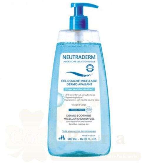 NEUTRADERM GEL DOUCHE MICELLAIRE DERMO APAISANT 500ML