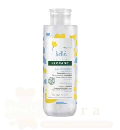 KLORANE BEBE EAU NETTOYANTE SANS RINÇAGE 500ML