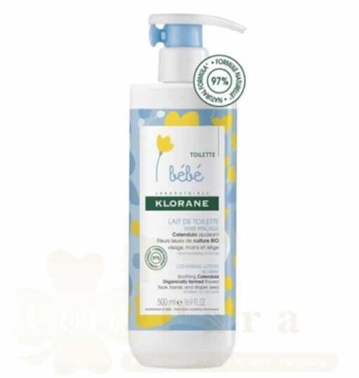 KLORANE BEBE LAIT DE TOILETTE SANS RINÇAGE 500ML