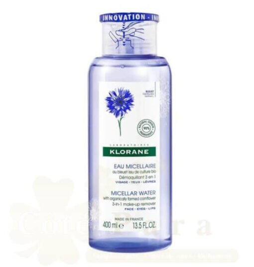 KLORANE EAU DEMAQUILLANTE AU BLEUET 400ML