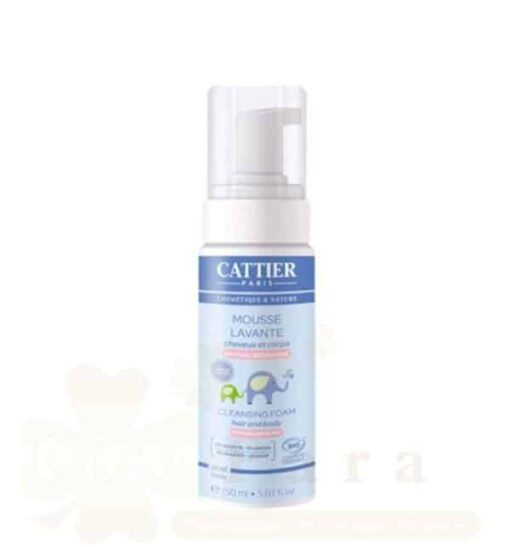 CATTIER BEBE MOUSSE LAVANTE CHEVEUX ET CORPS 150ML