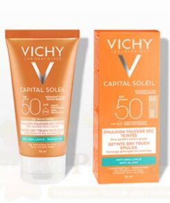 VICHY CAPITAL SOLEIL BB ÉMULSION TOUCHER SEC TEINTÉE SPF50 50ML