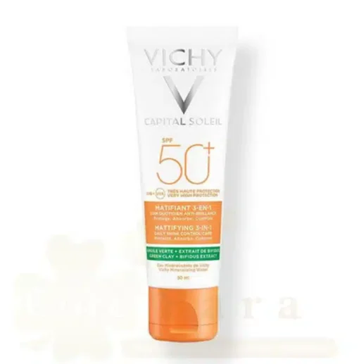 VICHY CAPITAL SOLEIL MATIFIANT 3EN1 SPF 50+ 50 ML