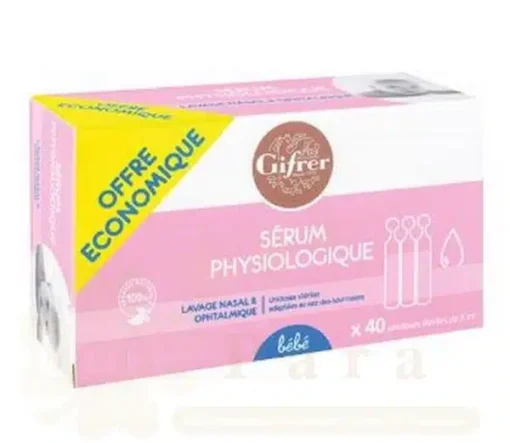 GIFRER SERUM PHYSIOLOGIQUE 40 UNIDOSES
