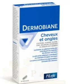 PILEJE DERMOBIANE CHEVEUX ET ONGLES 40 GELULES