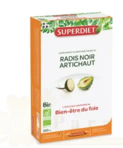 SUPERDIET RADIS NOIR ARTICHAUT 20 AMPOULES