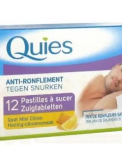 QUIES ANTI RONFLEMENT PASTILLES MIEL CITRON