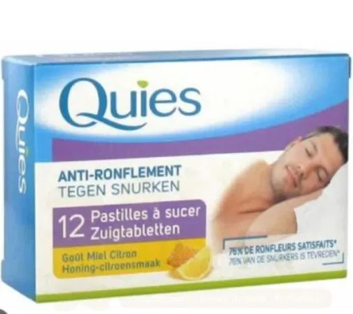 QUIES ANTI RONFLEMENT PASTILLES MIEL CITRON