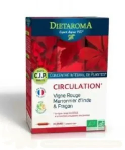 DIETAROMA CIRCULATION VIGNE ROUGE MARRONNIER D’INDE 20AMP