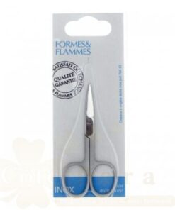 FORMES&FLAMMES CISEAUX A ONGLE DROIT INOX REF 83