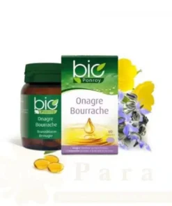 YVES PONROY BIO CONSEILS HUILE D’ONAGRE ET DE BOURRACHE 60CAPSULES
