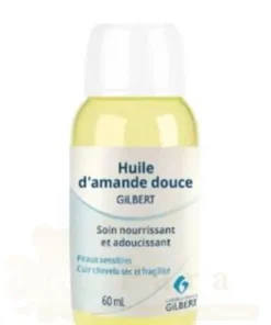 GILBERT HUILE D’AMANDE DOUCE NOURISSANT ET ADOUCISSANT 60ML