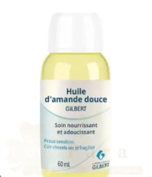 GILBERT HUILE D’AMANDE DOUCE NOURISSANT ET ADOUCISSANT 60ML