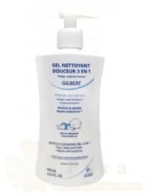 GILBERT EAU NETTOYANTE DOUCEUR 3EN1 BEBE 400ML