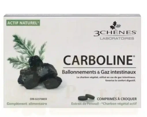 3 CHENES CARBOLINE 30 COMPRIMES
