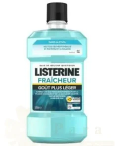 LISTERINE BAIN DE BOUCHE FRAICHEUR GOUT PLUS LEGER 500ML