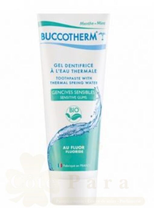 BUCCOTHERM GEL DENTIFRICE BIO GOUT MENTHE (AVEC FLUOR) 75 ML