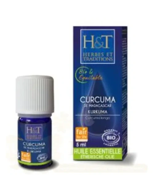 HERBES ET TRADITIONS HUILE ESSENTIELLE CURCUMA BIO 5ML
