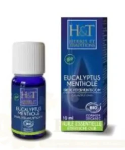 HERBES ET TRADITIONS HUILE ESSENTIELLE EUCALYPTUS MENTHOLE BIO 10ML
