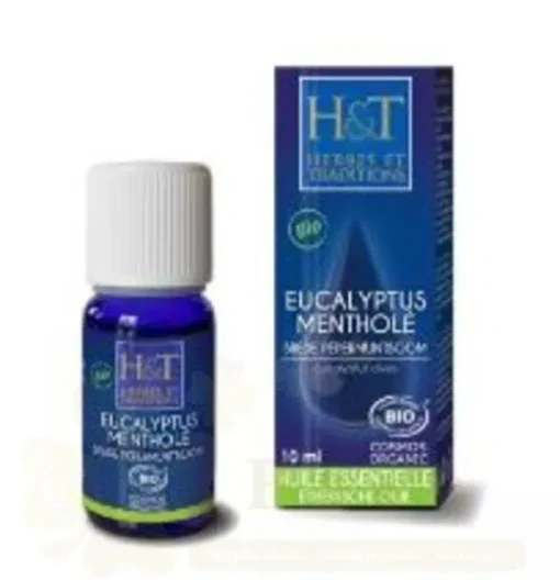 HERBES ET TRADITIONS HUILE ESSENTIELLE EUCALYPTUS MENTHOLE BIO 10ML
