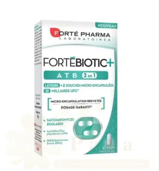 FORTE PHARMA FORTEBIOTIC+ ATB 2EN1 10GELULES