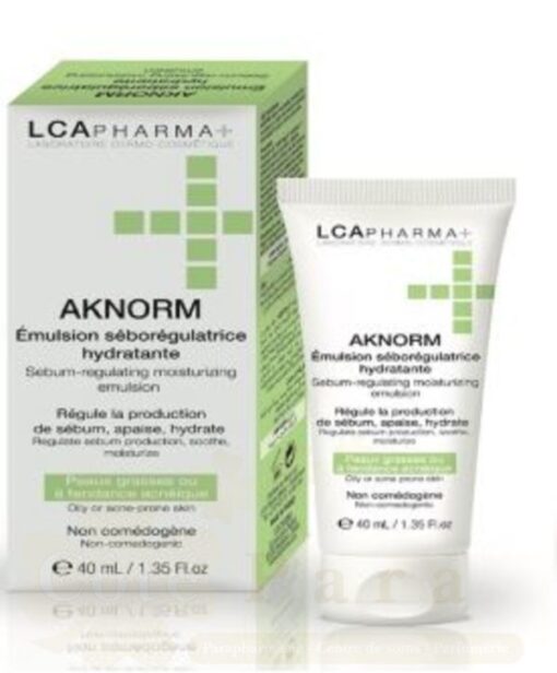 LCA PHARMA+ AKNORM EMULSION SEBOREGULATRICE HYDRATANTE 40ML