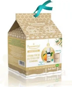 PURESSENTIEL AROMA EXPERT DIFFUSEUR EN BOIS + H.E ORANGE DOUCE BIO 10 ML