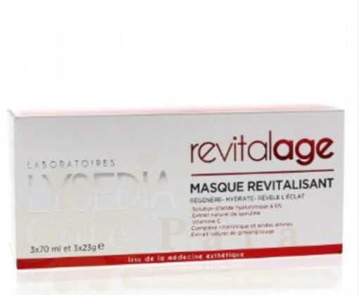 LYSEDIA REVITALAGE MASQUE REVITALISANT 3*52.5ML/3*17.25G