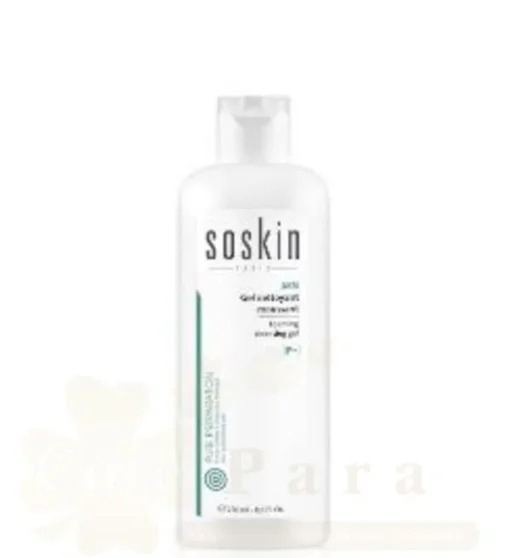 SOSKIN AKN GEL NETTOYANT MOUSSANT 250ML