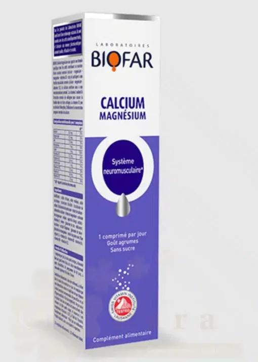 BIOFAR FER -ACIDE FOLIQUE BOITE 20 COMPRIMES