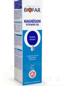 BIOFAR MAGNESIUM +VITAMINE B6 +B2 BOITE 20 COMPRIMES