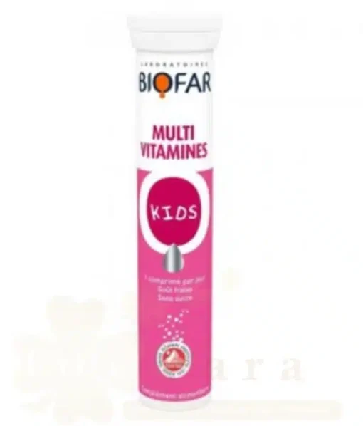 BIOFAR KIDS MULTIVITAMINES BOITE 20 COMPRIMES