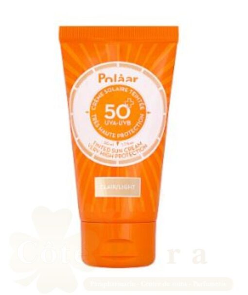 POLAAR CREME SOLAIRE TEINTE CLAIRE SPF50+50ML