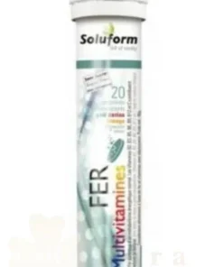 SOLUFORM FER MULTI VITAMINES  20 COMPRIMES