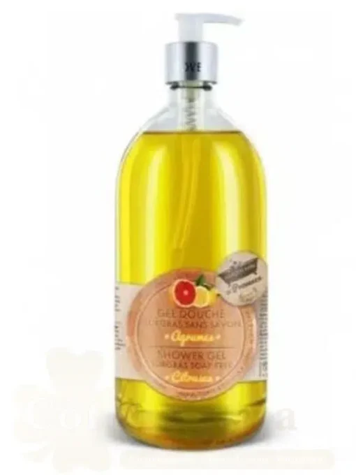LES PETITS BAINS DE PROVENCE GEL DOUCHE SURGRAS AGRUMES 1L