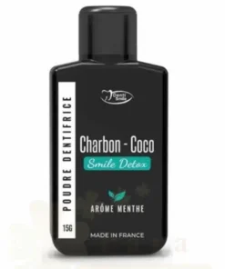 DENTI SMILE CHARBON-COCO POUDRE DENTIFRICE MENTHE 15G