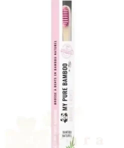 DENTI SMILE BROSSE A DENTS BAMBOU MEDIUM ROSE