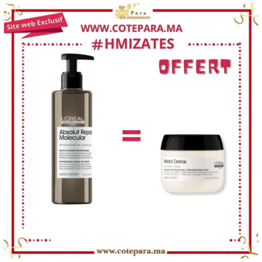 l’oreal Professionnel  Serie Expert 21 ABSOLUT REPAIR MOLECULAR Serie Expert RUM A RINCER 250ML hmizates