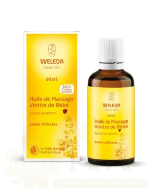 WELEDA BEBE HUILE DE MASSAGE VENTRE 50ML