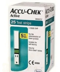 ACCU CHEK ACTIVE BANDELETTES 25