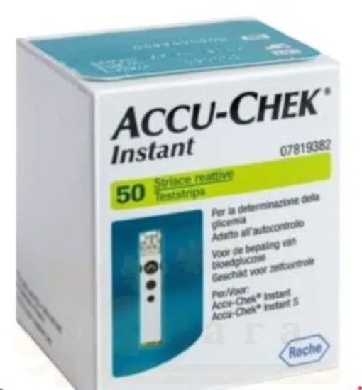 ACCU CHEK INSTANT BANDELETTES 50U