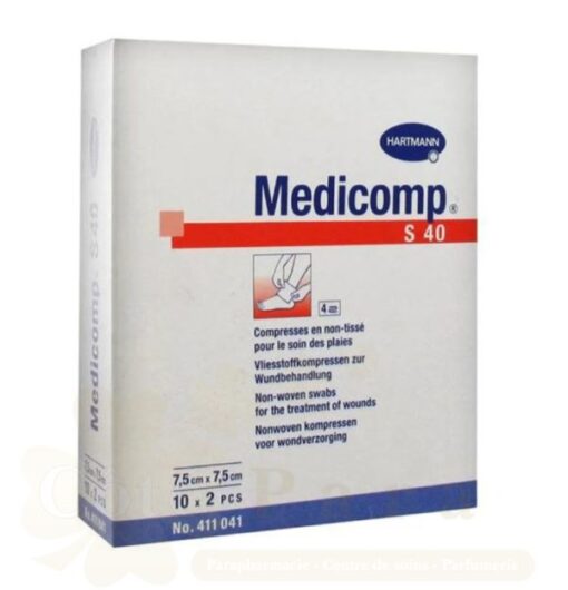 HARTMANN COMPRESSES MEDICOMP 7.5CM*7.5CM 100PCS