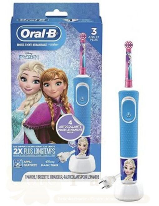 ORAL B BAD KIDS ELECTRIQUE RECHARGEABLE DISNEY FROZEN 3AN+